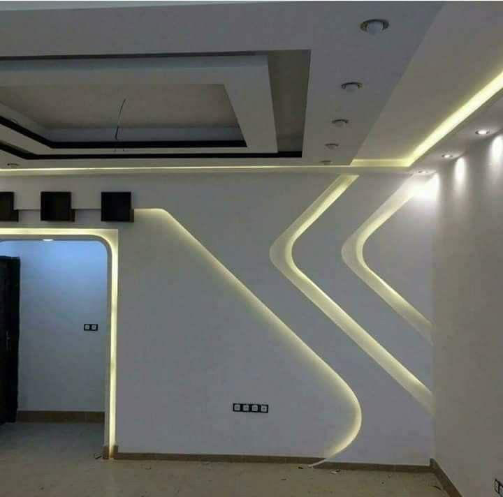 Gypsum board ceiling & wall design